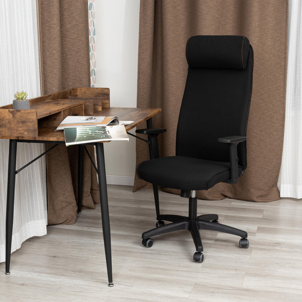 Изображение товара Кресло офисное Tetchair Pragmatic Plt ткань (черный)