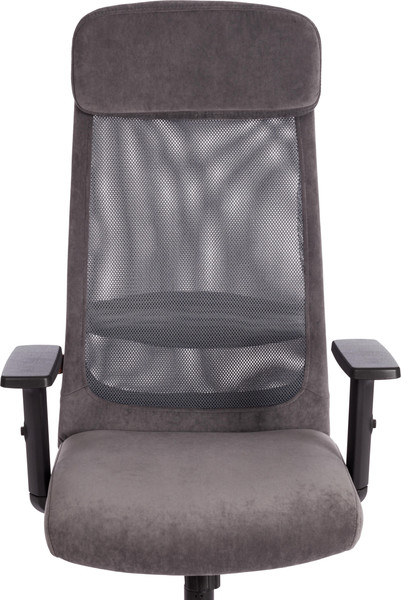 Изображение товара Кресло офисное Tetchair Profit Plt флок/ткань (серый)