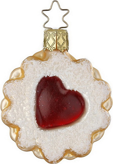 Изображение товара Елочная игрушка Inge's Christmas Christmas Bakery. Печенька с сердечком / 10004S023