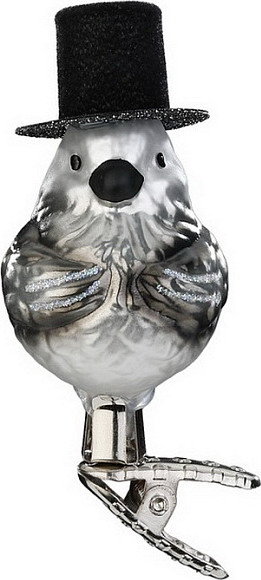 Изображение товара Елочная игрушка Inge's Christmas Bird Haus. Птичка-жених / 10125S023