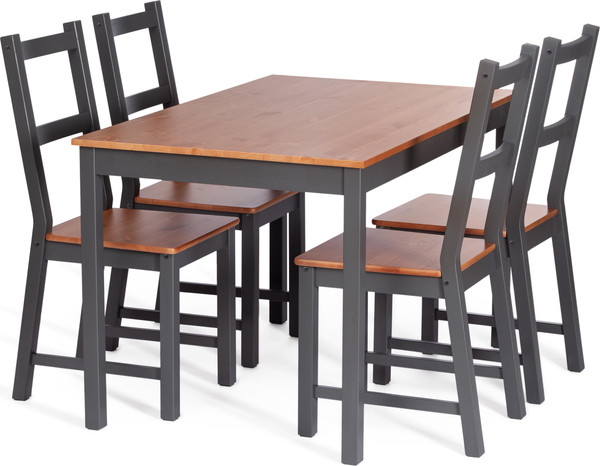 Изображение товара Обеденная группа Tetchair Sonata Dining Set (антик/графит)