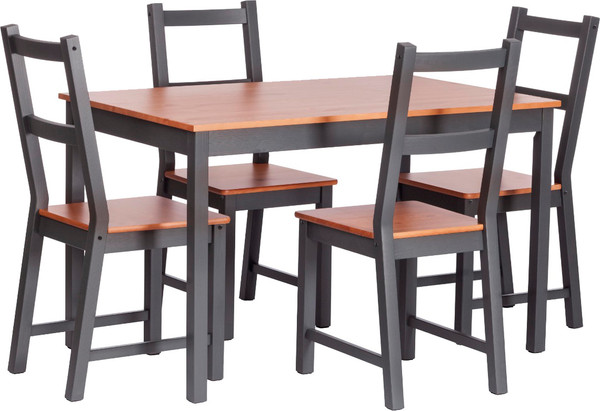 Изображение товара Обеденная группа Tetchair Sonata Dining Set (антик/графит)