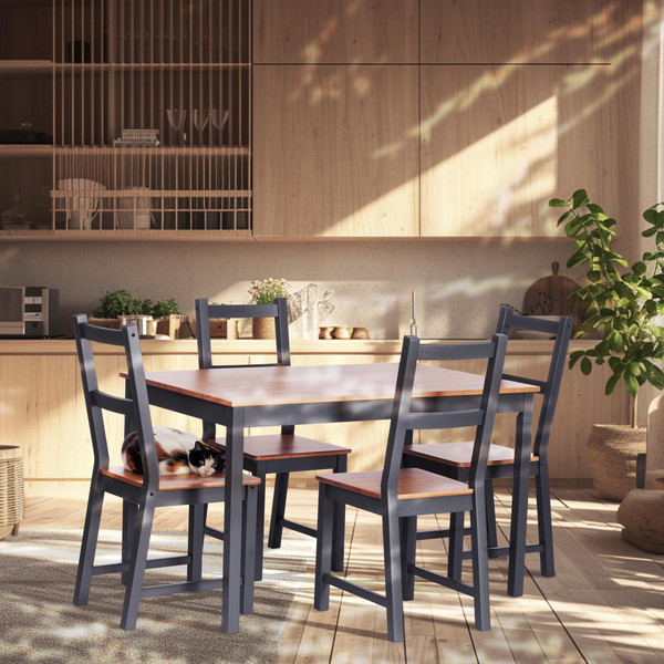 Изображение товара Обеденная группа Tetchair Sonata Dining Set (антик/графит)