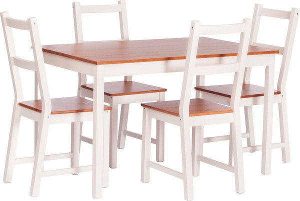 Изображение товара Обеденная группа Tetchair Sonata Dining Set (антик/белый)