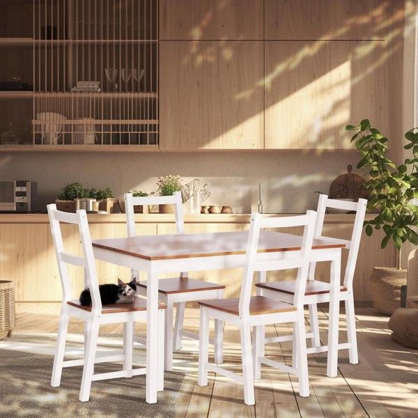 Изображение товара Обеденная группа Tetchair Sonata Dining Set (антик/белый)