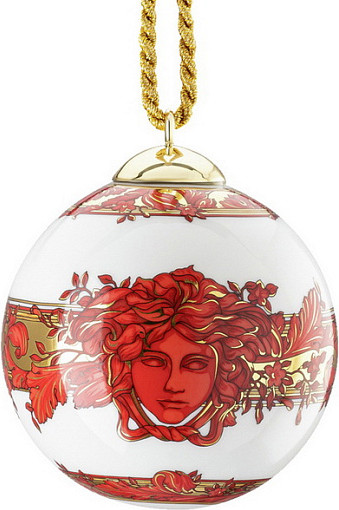 Изображение товара Шар новогодний Versace Medusa Garland Red / 14283-409958-27940