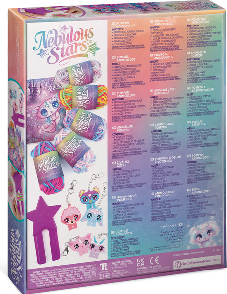 Изображение товара Набор для творчества Nebulous Stars Paloma. Для создания брелоков с цветными помпонами / 11139_NSDA