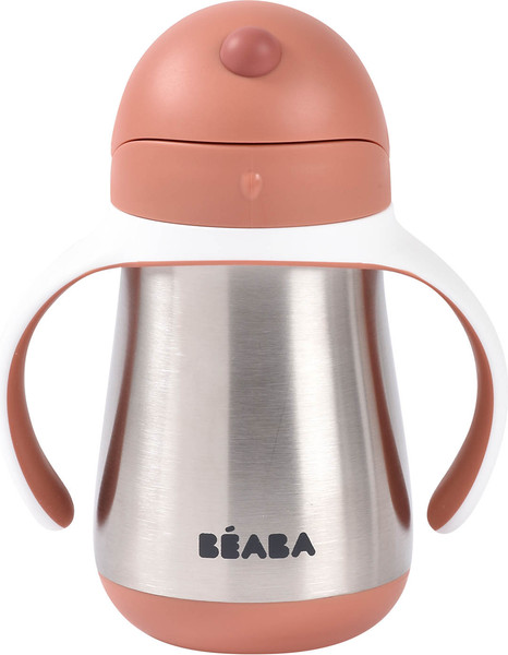 Изображение товара Поильник Beaba Tasse Paille Inox Термос 913587 (250мл, Terracotta)