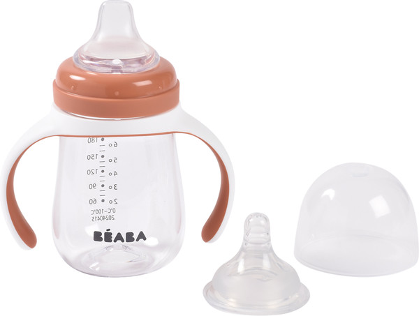 Изображение товара Поильник Beaba Biberon D'app 2en1 210 Terracotta 913585