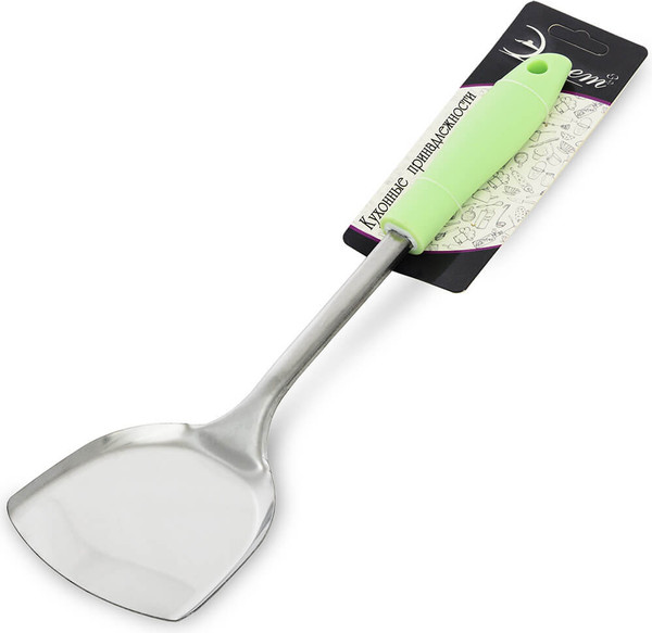 Изображение товара Кухонная лопатка ЭСТЕТ ЭТ-73069 (с зеленой ручкой)
