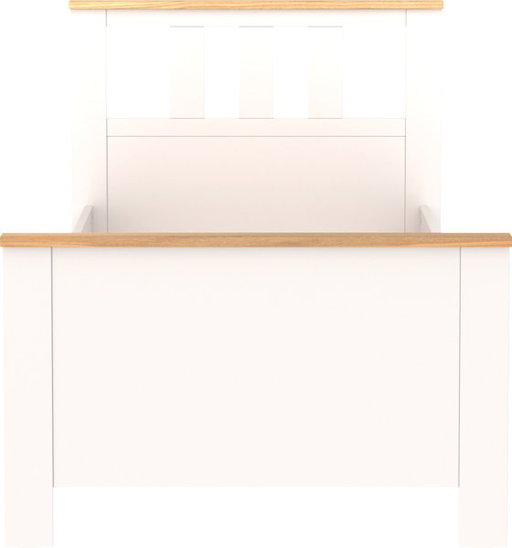 Изображение товара Односпальная кровать Mio Tesoro Сага 90x200 / 2.08.04.050.14  (белый/ясень)