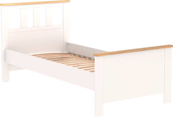 Изображение товара Односпальная кровать Mio Tesoro Сага 90x200 / 2.08.04.050.14  (белый/ясень)