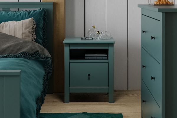 Изображение товара Прикроватная тумба Mio Tesoro Сага / 2.08.03.010.6 (темно-бирюзовый)