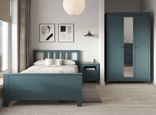 Изображение товара Прикроватная тумба Mio Tesoro Сага / 2.08.03.010.6 (темно-бирюзовый)