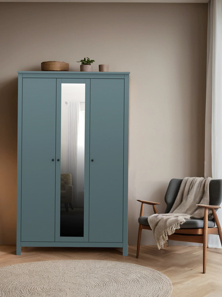Изображение товара Шкаф Mio Tesoro Сага с зеркалом / 2.08.01.040.6 (темно-бирюзовый)