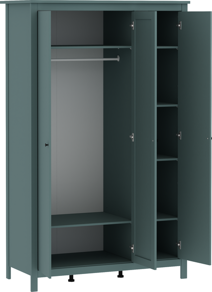 Изображение товара Шкаф Mio Tesoro Сага с зеркалом / 2.08.01.040.6 (темно-бирюзовый)