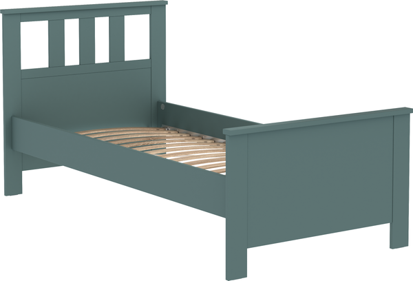 Изображение товара Односпальная кровать Mio Tesoro Сага 90x200 / 2.08.04.050.6 (темно-бирюзовый)