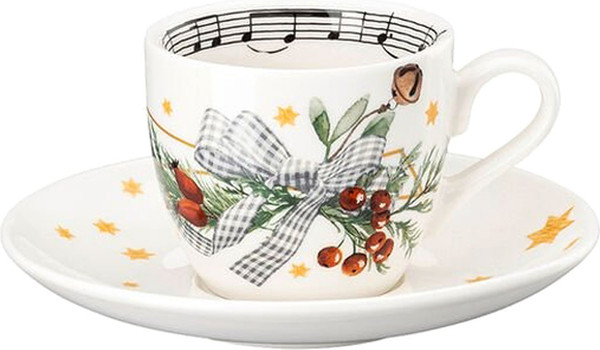 Изображение товара Чашка с блюдцем Hutschenreuther Christmas Songs 2024 / 02471-727212-14715