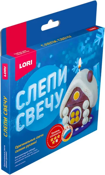 Изображение товара Набор для изготовления свечей Lori Зимний домик / Пз/С-015