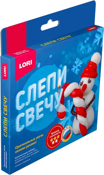 Изображение товара Набор для изготовления свечей Lori Снеговик с карамелью / Пз/С-017