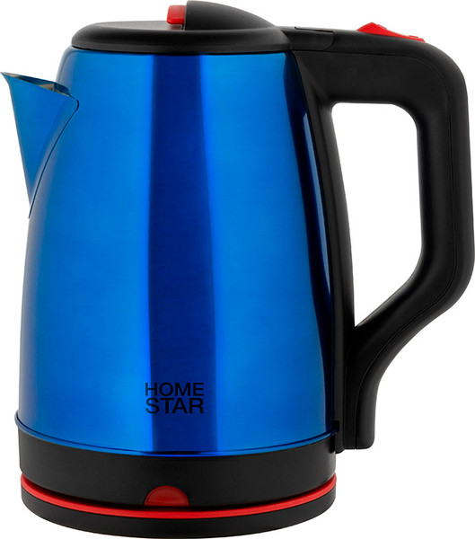 Изображение товара Электрочайник HomeStar HS-1003 / 107002 (стальной/синий)