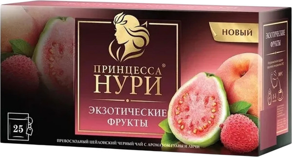 Изображение товара Чай пакетированный Принцесса Нури Экзотические Фрукты / Nd-00015017 (25пак)