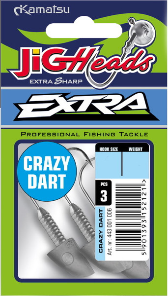 Изображение товара Джиг-головка KAMATSU Crazy Dart / 443001006 (3шт)