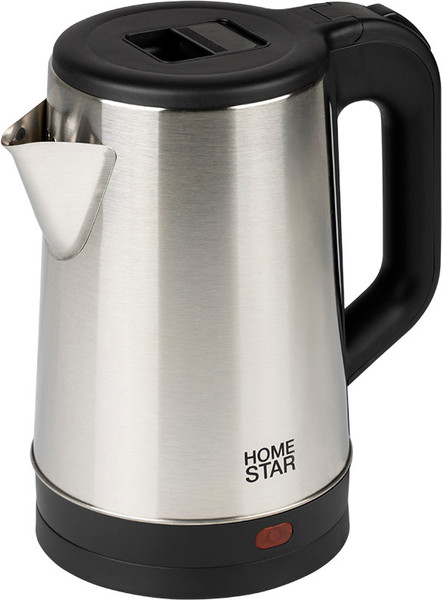 Электрочайник HomeStar HS-1041 / 105220 (стальной/черный)