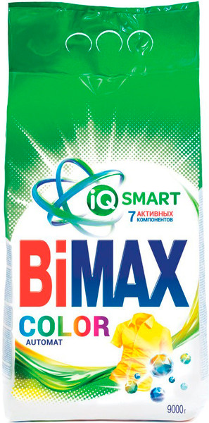Изображение товара Стиральный порошок Bimax Колор (9кг)