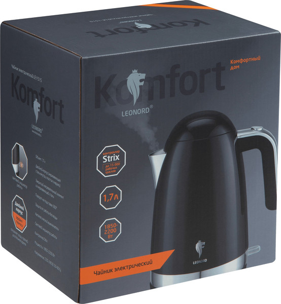 Изображение товара Электрочайник Leonord LE-1515 / 107160 (черный)