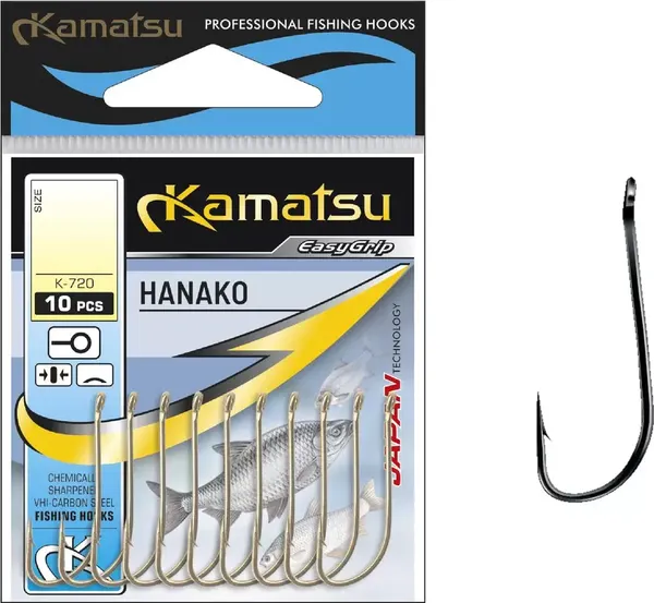 Изображение товара Набор крючков рыболовных KAMATSU Hanako / 513300314 (10шт)