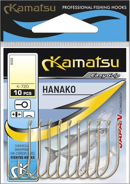 Изображение товара Набор крючков рыболовных KAMATSU Hanako / 513300314 (10шт)