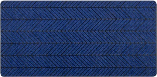 Изображение товара Коврик грязезащитный Рыжий кот Придверный DM11 / 108732 (синий)
