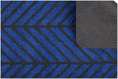 Изображение товара Коврик грязезащитный Рыжий кот Придверный DM11 / 108732 (синий)