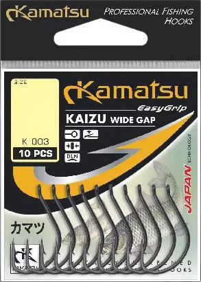 Изображение товара Набор крючков рыболовных KAMATSU Kaizu Gold / 513000110 (10шт)