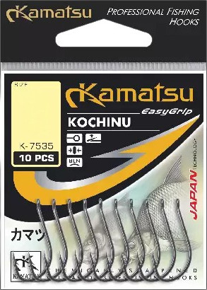 Изображение товара Набор крючков рыболовных KAMATSU Kochinu Gold / 513100108 (10шт)