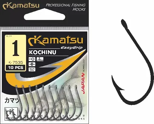 Изображение товара Набор крючков рыболовных KAMATSU Kochinu Gold / 513100108 (10шт)
