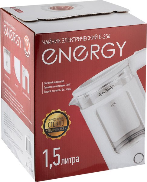 Изображение товара Электрочайник Energy E-256 / 164151 (белый)
