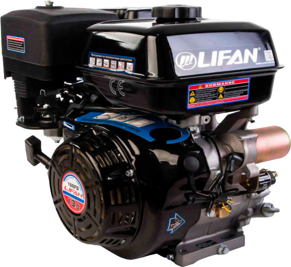 Изображение товара Двигатель бензиновый Lifan 188FD-R 18A (13лс, сцепление и редуктор 2:1)