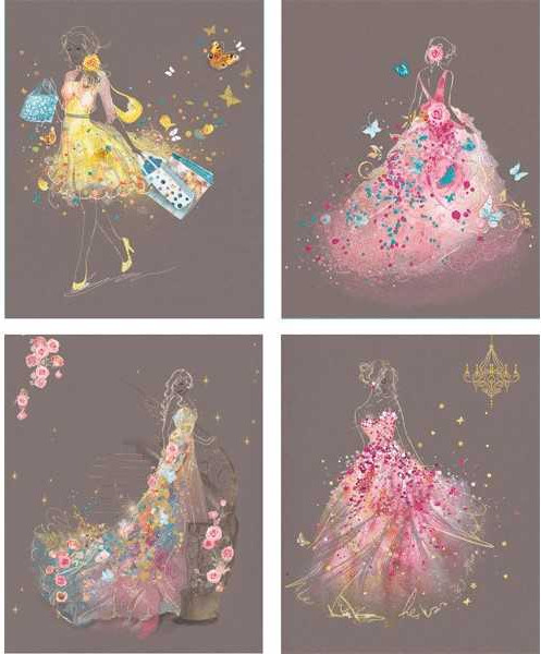 Изображение товара Пакет подарочный deVente Lady In Flowers / 9041256