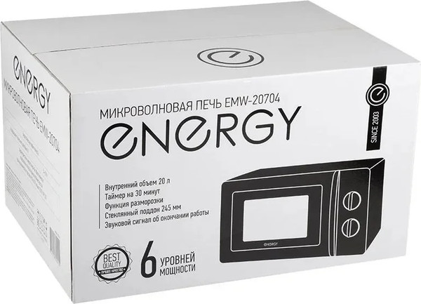 Изображение товара Микроволновая печь Energy EMW-20704 / 105694 (черный)