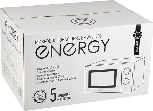 Изображение товара Микроволновая печь Energy EMW-20705 / 105665 (белый)