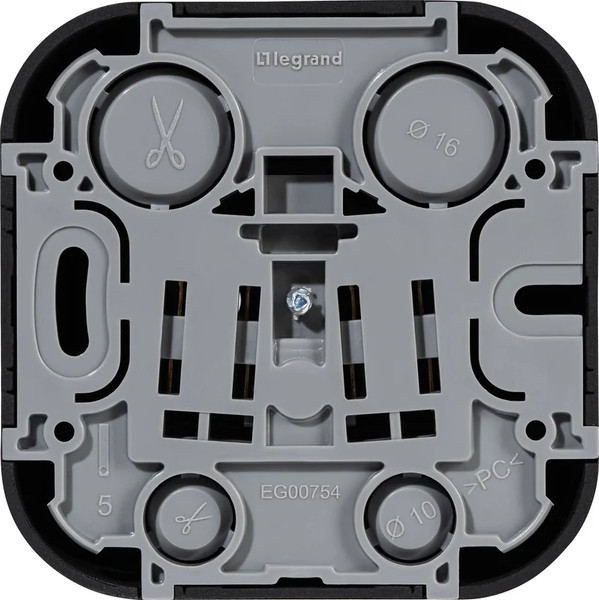 Изображение товара Розетка Legrand Quteo 782476 (черный матовый)