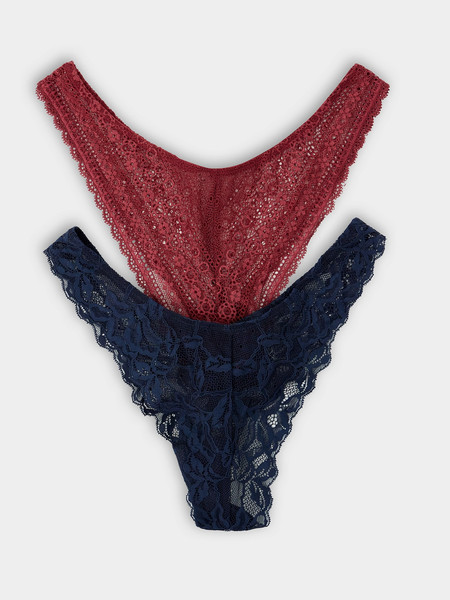 Изображение товара Комплект женских трусов Mark Formelle 412394-2 (р.98, гранатовый-2)