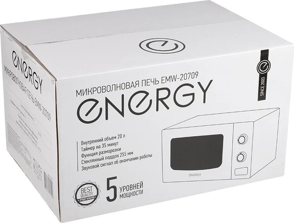 Изображение товара Микроволновая печь Energy EMW-20709 / 108319 (белый)