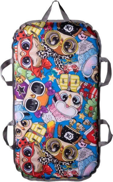 Изображение товара Санки-ледянка Тяни-Толкай Прямоугольная Big Comfort Двухместная (Sova, голубой)