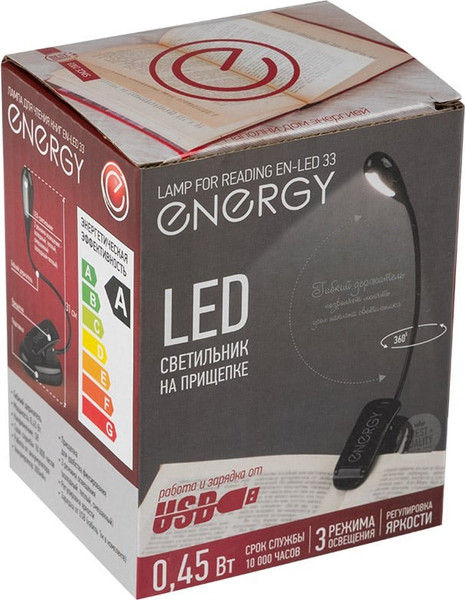 Изображение товара Лампа для чтения Energy EN-LED33 / 366060