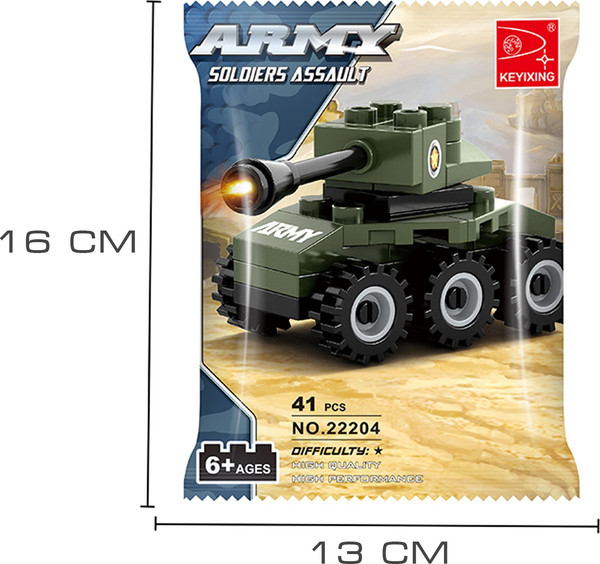 Изображение товара Конструктор Keyixing Мини-танк 22204 / 3548615