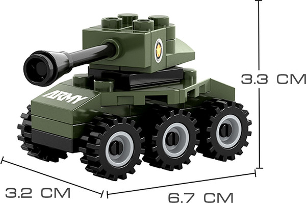 Изображение товара Конструктор Keyixing Мини-танк 22204 / 3548615