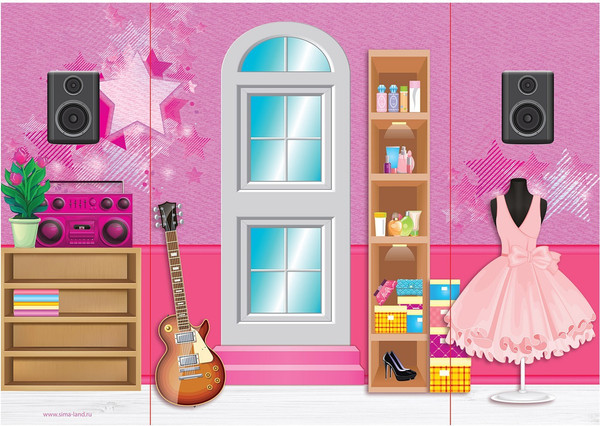 Изображение товара Развивающий игровой набор Happy Valley Магнитный. Одень куклу. Супер-звезда / 2738653